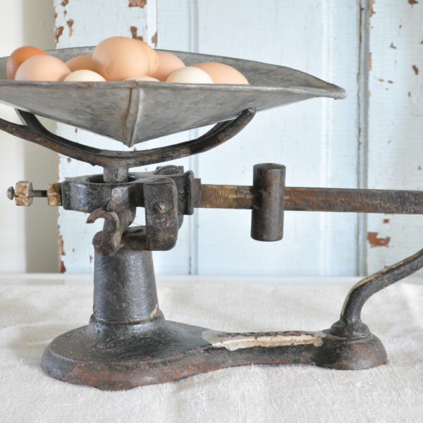 Vintage Balance Egg Scale, Farmhouse Decor